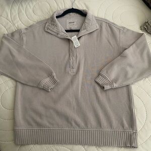 Aerie Quarter Snap Sweatshirt